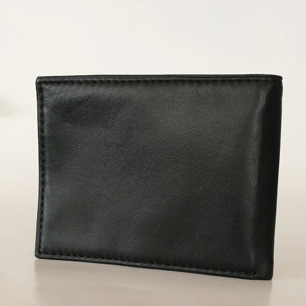 Nautica Black Leather Card Holder